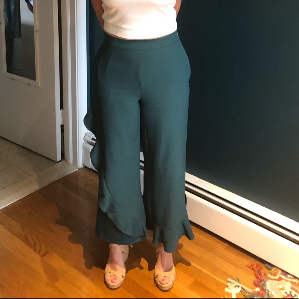 Free Press Ruffle Panel Pants - Picture 5 of 7